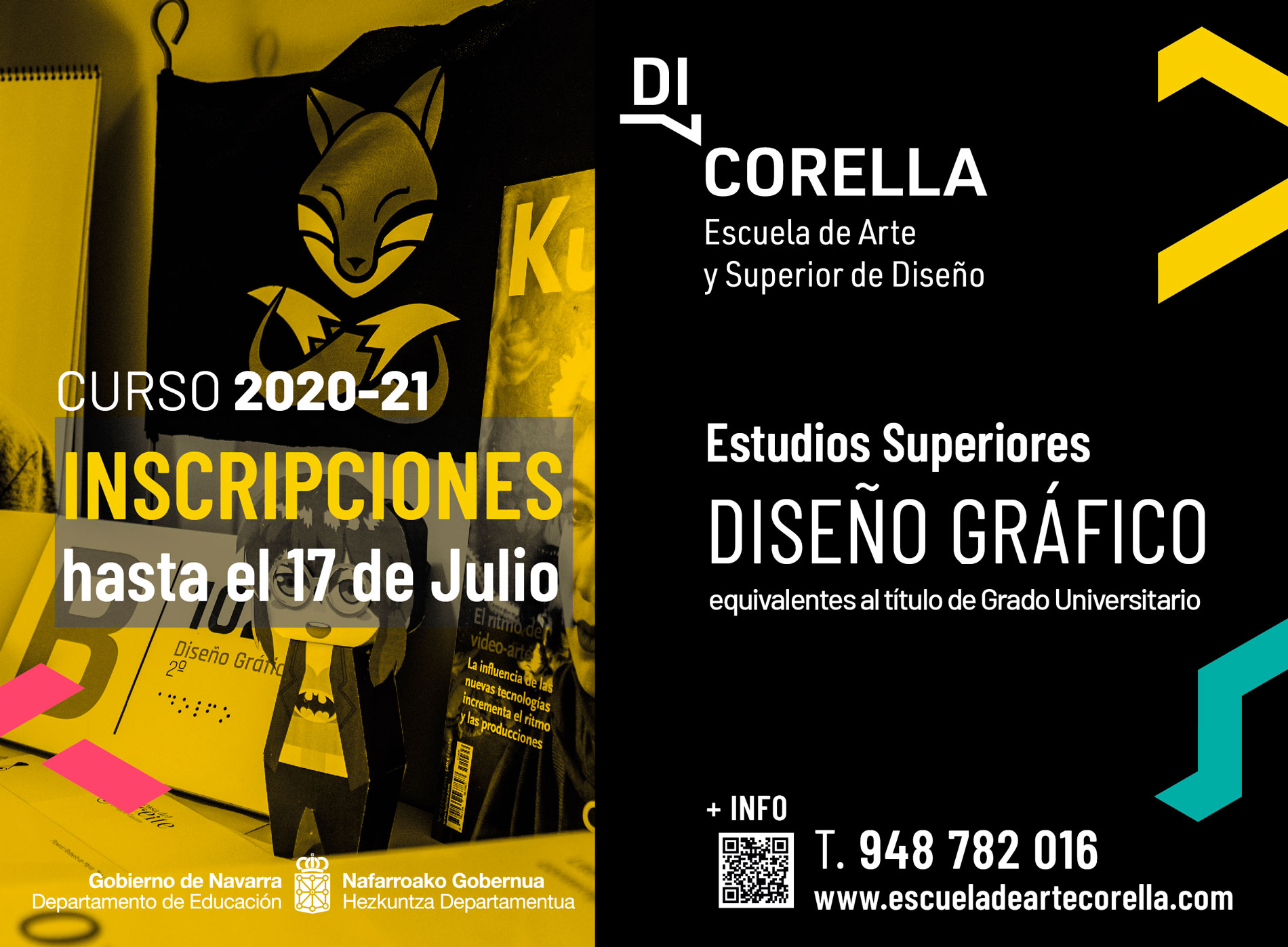 Inscripciones ESTUDIOS SUPERIORES Diseño gráfico