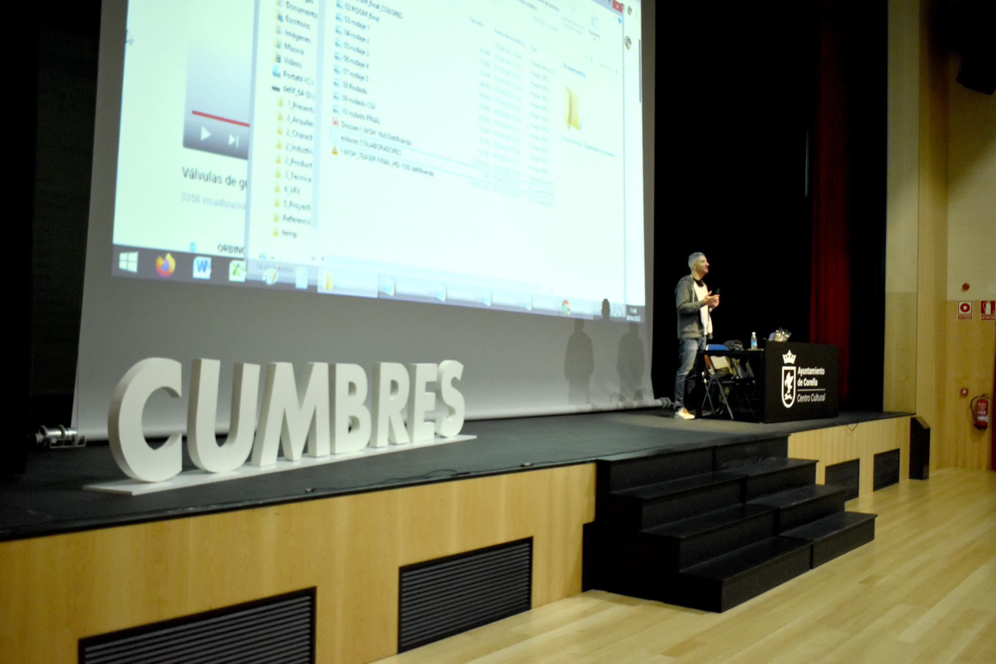 César Cabañas, director de animación, en viernes de workshop