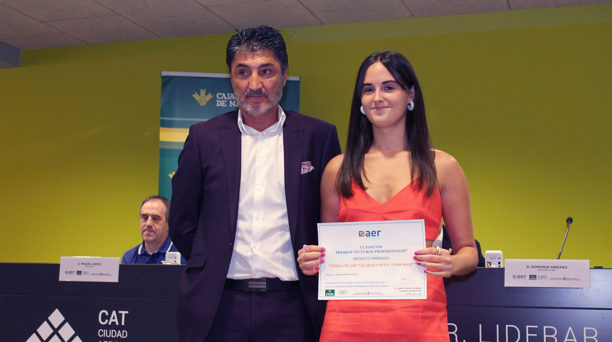 Malena Martínez, ganadora de uno de los Premios AER