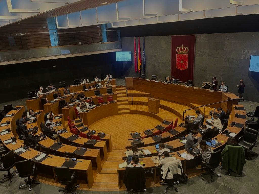 Sesión regional del Parlamento Joven Europeo en Pamplona portada